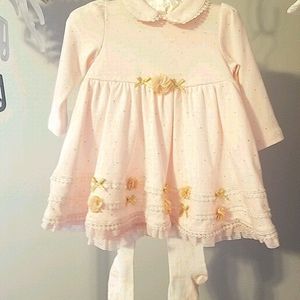 NWT baby 2 piece dress
